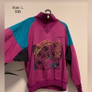 Retro light-weight sweatshirt